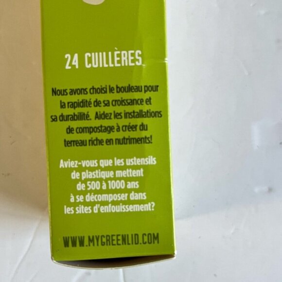 Greenlid Birch Spoons - Compostable & Biodegradable - Pack of 23 - Picture 5 of 12